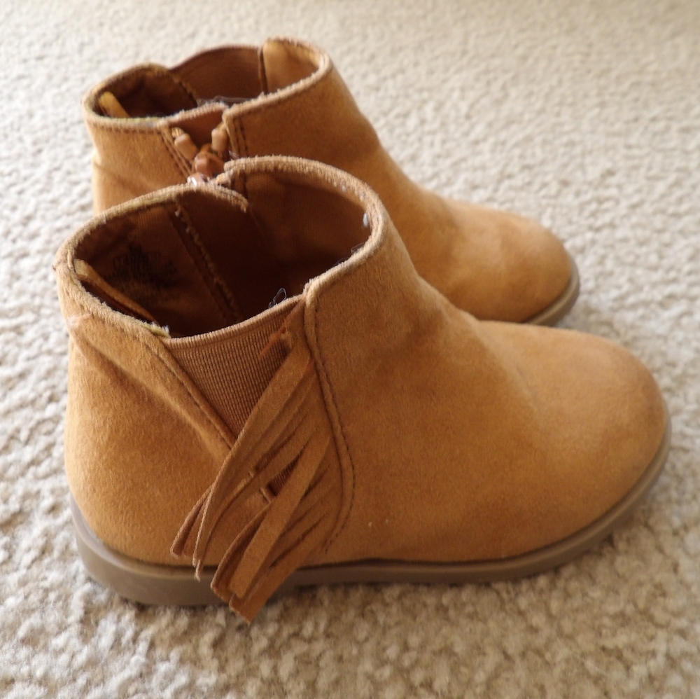 Suede Boots, Girls, toddlers, Old Navy,  Brown Size 7